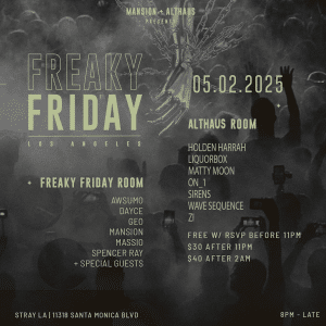 Freaky Friday Presale Ticket - May 2nd 2025